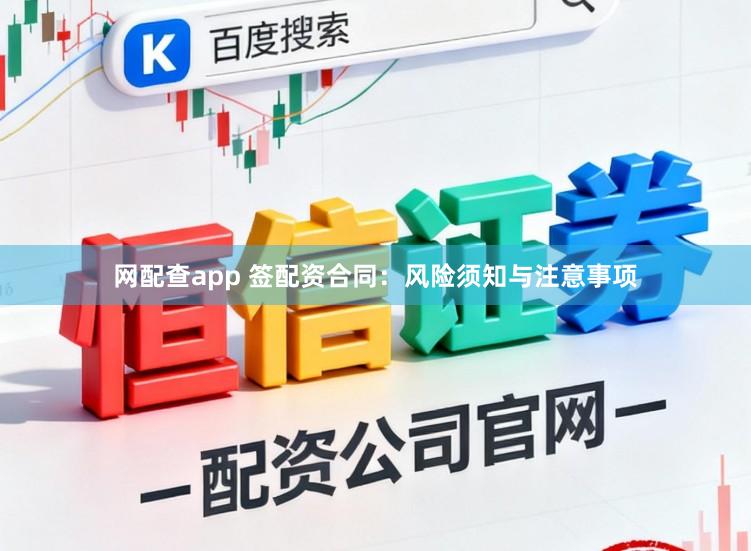 网配查app 签配资合同：风险须知与注意事项