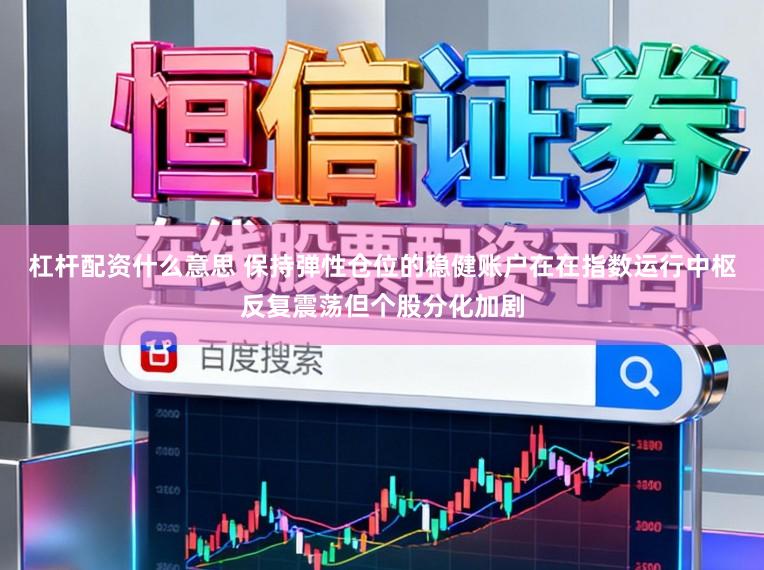 杠杆配资什么意思 保持弹性仓位的稳健账户在在指数运行中枢反复震荡但个股分化加剧