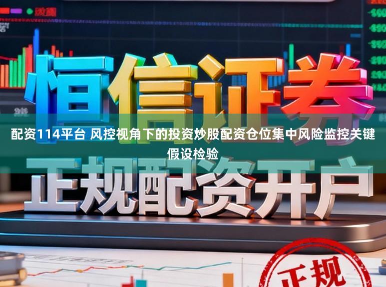 配资114平台 风控视角下的投资炒股配资仓位集中风险监控关键假设检验